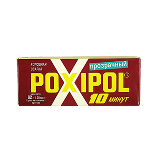 POXIPOL ХОЛОДНАЯ СВАРКА ПРОЗРАЧ. 70мл.