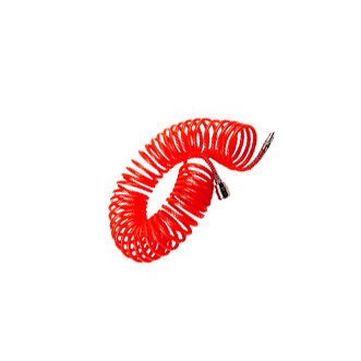 Шланг пневматический QUATTRO ELEMENTI 15 метров, спиральный, разъем EURO