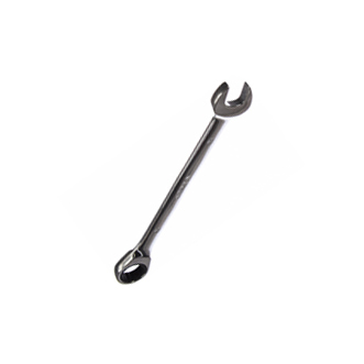 Ключ гаечный комбинированный трещоточный, Cr-V сталь, хромированный, 19мм 