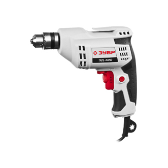 Дрель безударная реверсивная, (электронная регулировка скорости), Профессионал, ЗУБР, ЗД-П420 ЭР