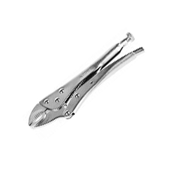 Зажим ручной,универс,для круглых,профилированных и плоских деталей,губки из кованой C 