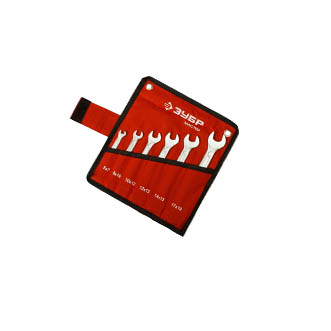 Ключи гаечные рожковые (6-19 мм) БИБЕР (набор 6 шт.)