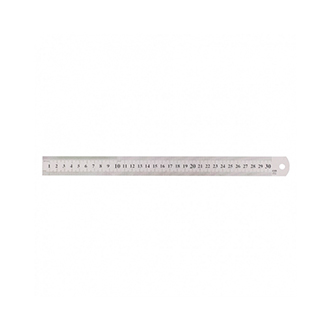 Линейка измерительная 300 мм, металл.//SPARTA