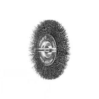 Щетка дисковая для дрели, витая стальная проволока 0,3мм, 50мм 