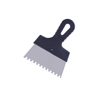 Шпатель фасадный 150мм зубчатый 6мм., БИБЕР