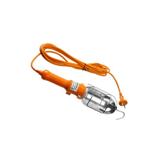 Светильник переносной, открытого типа с выключателем, 60Вт, 220В, 5м 