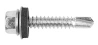 Саморез кровельный по металлу шестигранная голова, сверло 5,5*127 цинк