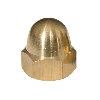 Гайка колпачковая  DIN 1587 М8 латунь