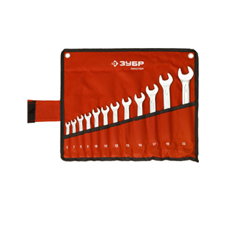Набор комбинированных гаечных ключей 6 - 22 мм, ЗУБР (12 шт)