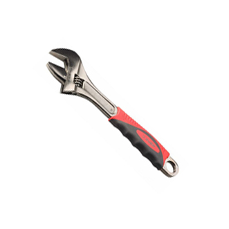 Ключ разводной, хромоникелевое покрытие, длина 250мм, увеличен. зев 36мм, 