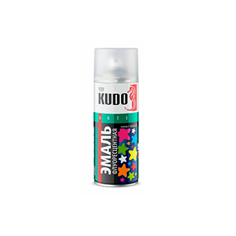 Эмаль спрей флуоресцентный KUDO зелёный  520мл