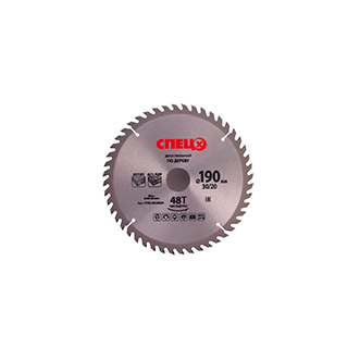 Диск пильный 190*48Т*30/20 Креост