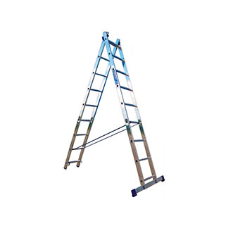 Стремянка алюминиевая комбинированная 5 ступеней AMS7805 (Алюмет)