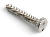 Винт секретн. полукр/гл. два отв. АРТ 9101 А2 M 4*12 SP8 (100)