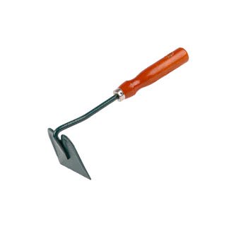 Мотыжка прямое лезвие, из углеродистой стали с деревянной ручкой, 250 мм GRINDA