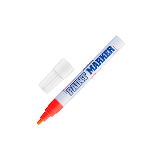 Маркер-краска красный