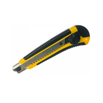 Нож технический усиленный обрезин. корпус 18мм БИБЕР