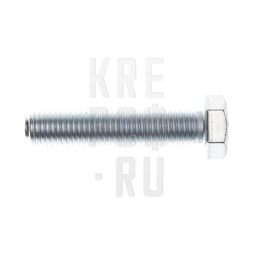 Болт в/проч. DIN 933 (ГОСТ 7798-70, 7805-70) полная резьба М27*75 кл.пр. 10.9 цинк