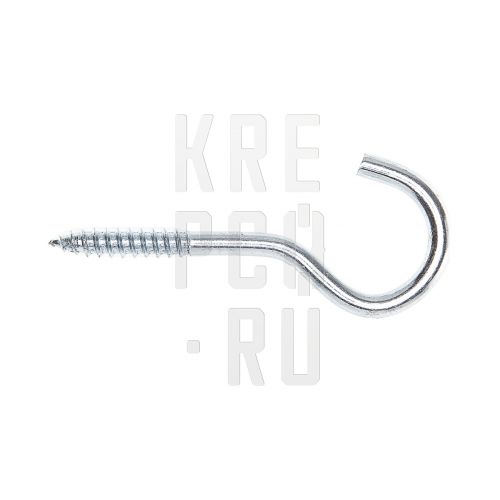 Шуруп-полукольцо (С-образный крюк) 5*45 цинк